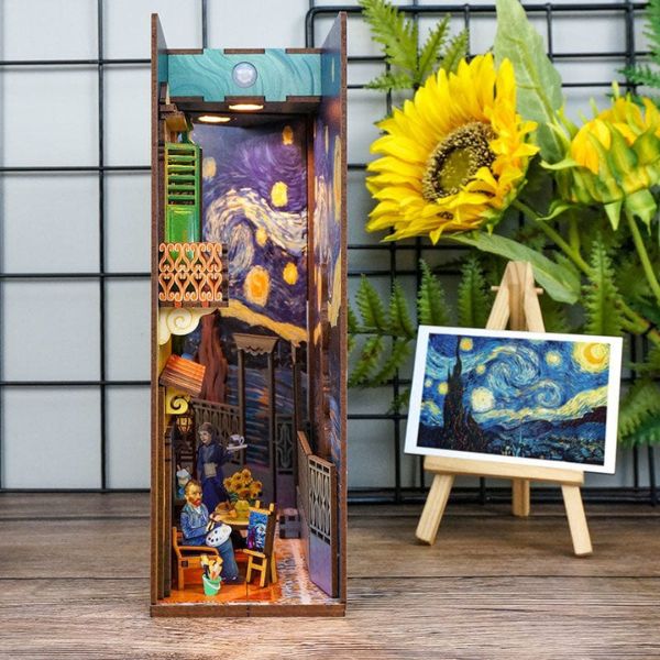 Book Nook El Mundo de Vincent – 3D Puzzle con Luz LED