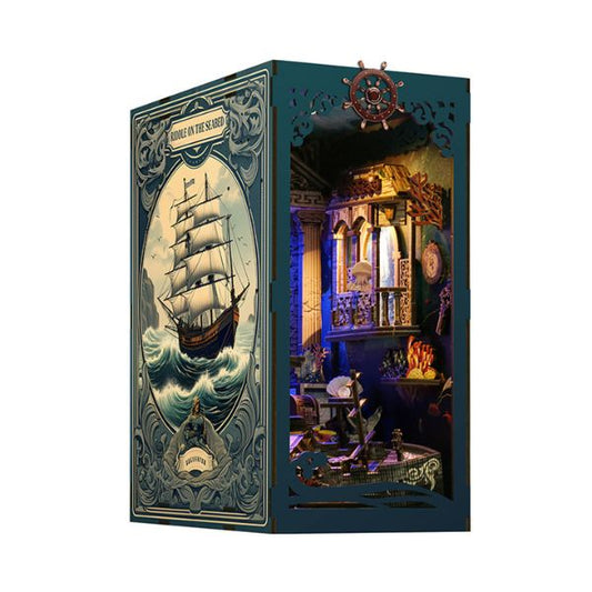 Miniatura Enigma en el Fondo del Mar – Book Nook 3D con Luz LED | Puzzle de 216 Piezas