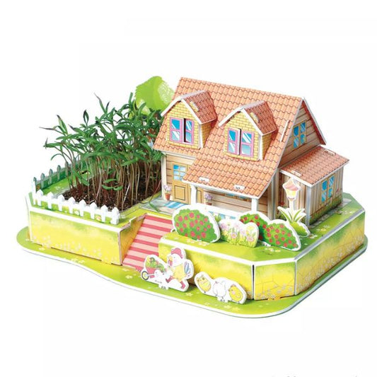 🏡 Rompecabezas Botánico y Mini Jardín, 22 Piezas en 3d, Love Garden 🌱