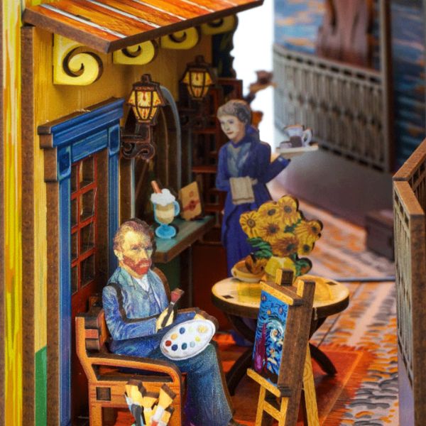 Book Nook El Mundo de Vincent – 3D Puzzle con Luz LED