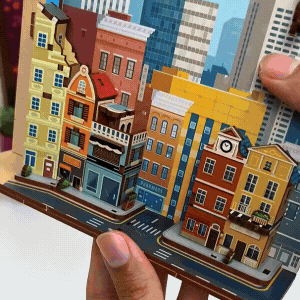 ❤️‍🔥 ¡Book Nook Casa de Up! Tu rincón de aventura en miniatura. 3D Puzzle ✨